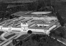 1958: Vista aérea do Seminário de Santo Antônio, em Agudos/SP