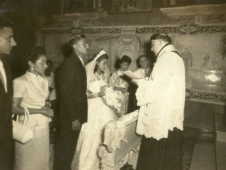 1956: Casamento de Maria da Cruz e João Lima.