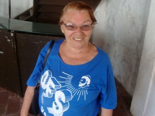 2012: Maria do Rosário com a camiseta da OFS do Valongo