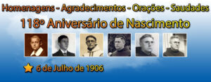 118º Aniversário de Nascimento de Frei Cosme Ballmes, OFM – ✰ 6 de Julho de 1906